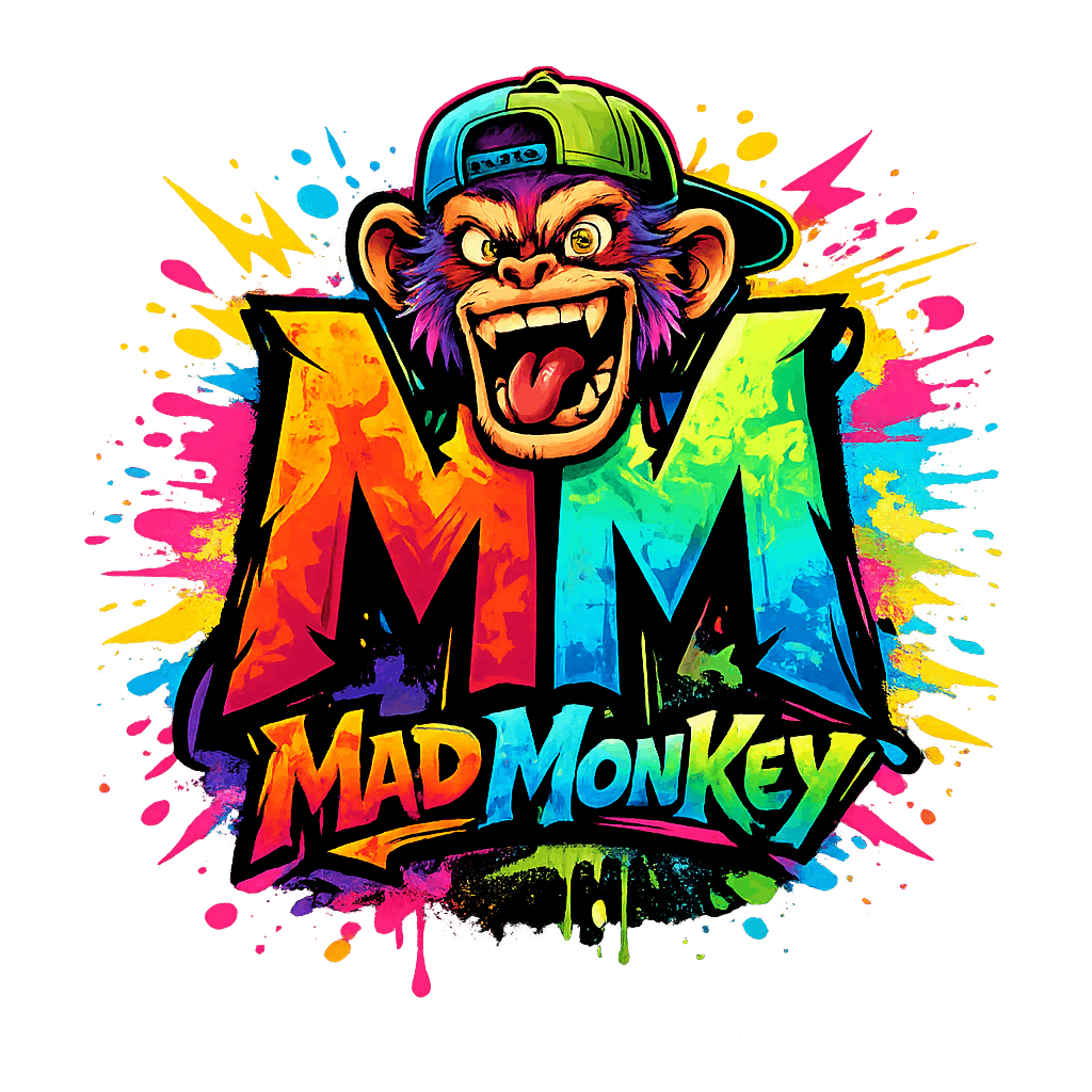 Full Logo 2026 | No Background | Hoodies n Tshirts | South Africa | by Mad Monkey